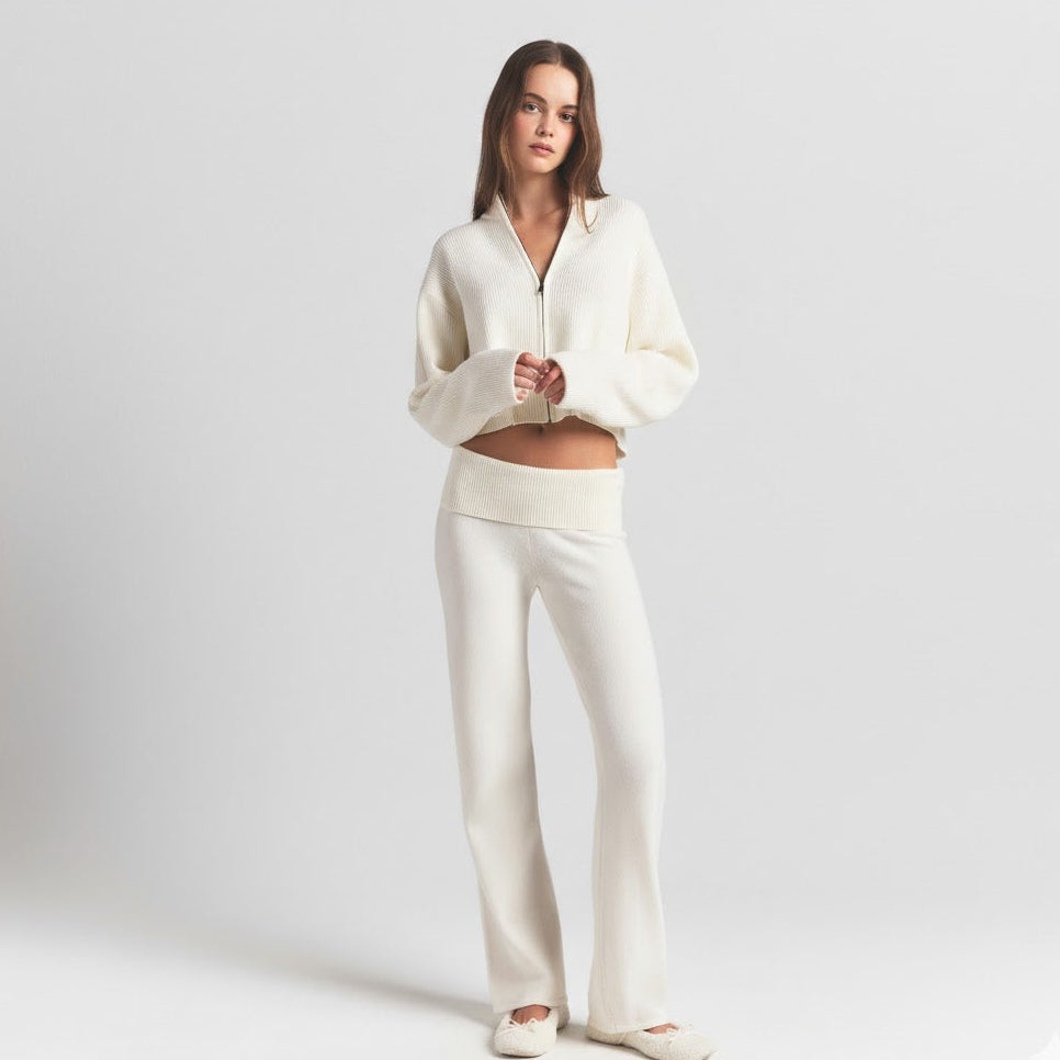 Knit Fold Over Pants